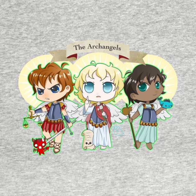 Chibi Archangels by Megasha